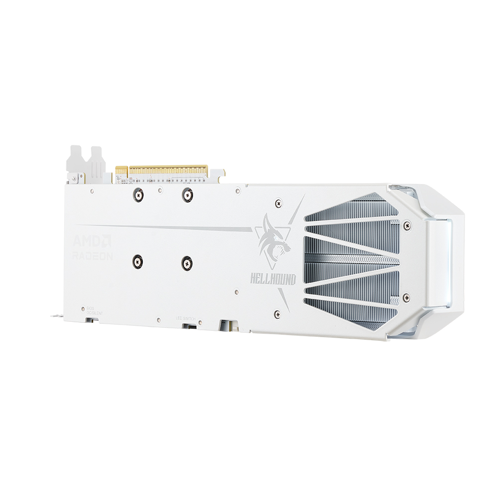 AMD Radeon RX 9060 XT搭載〈Hellhound〉シリーズのWhiteモデル